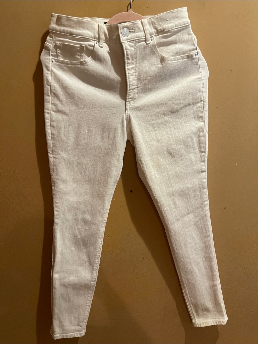 High-Rise Express White Skinny Jeans for Women